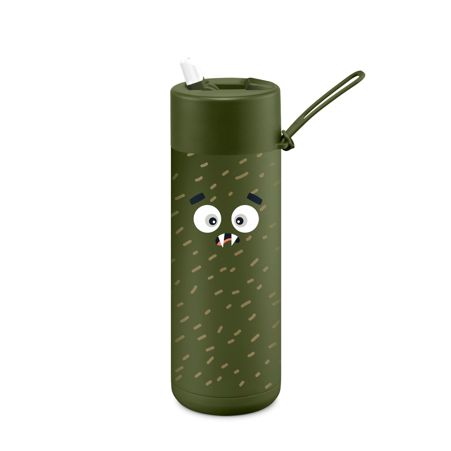 frank green franksters™ 20oz Ceramic Reusable Bottle - Khaki Scout